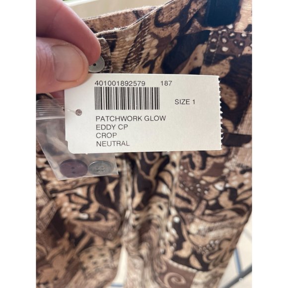 NWT Chico's 100% Cotton Khaki Ollie Gamma Jacket Size 1 - Picture 5 of 7